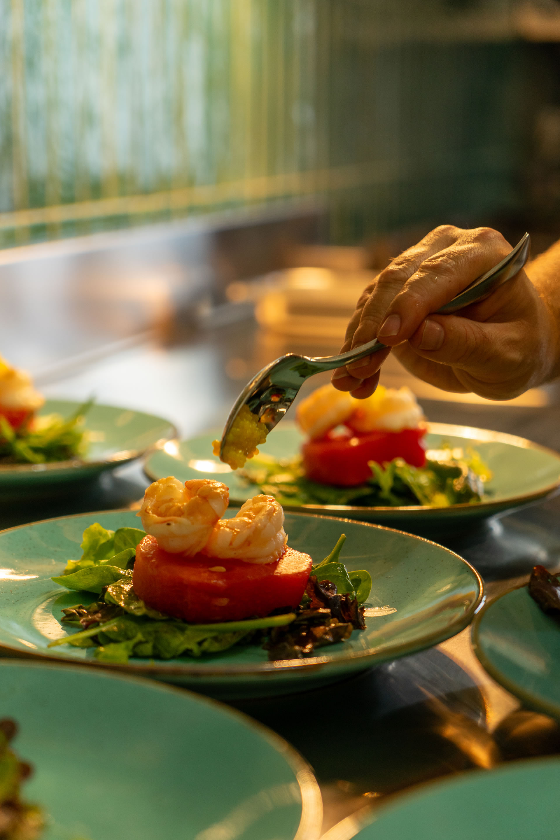 Kulinarische Kreativität und entspannte Genussmomente: Abendmenüs im Jardin de la Paz